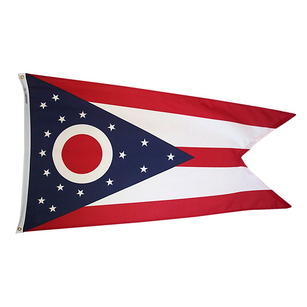 Ohio state flag with red and white stripes - Ohio contractor bonds and licensing